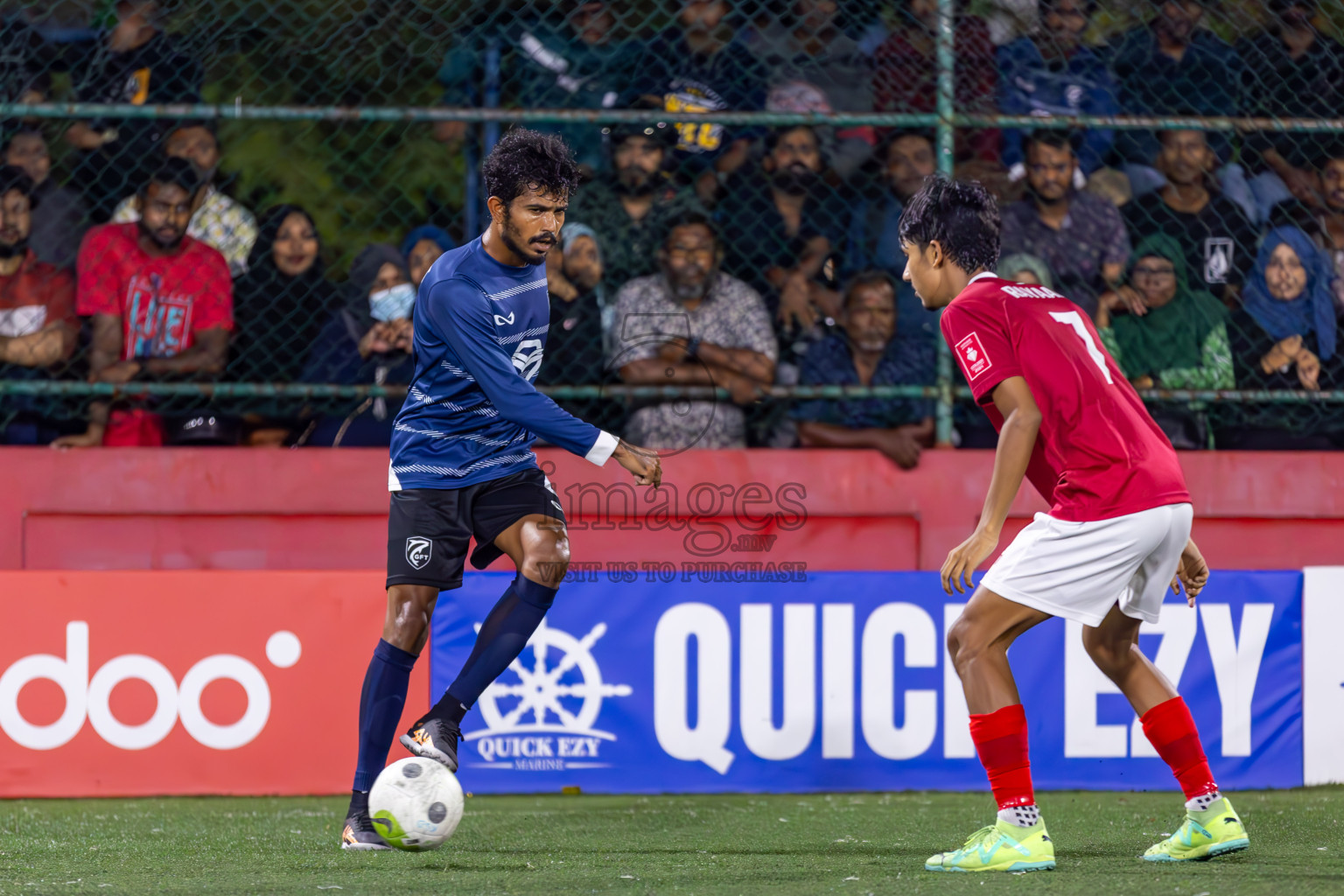 K Gaafaru vs K Kaashidhoo on Day 34 of Golden Futsal Challenge 2024 was held on Monday, 19th February 2024, in Hulhumale', Maldives
Photos: Ismail Thoriq / images.mv