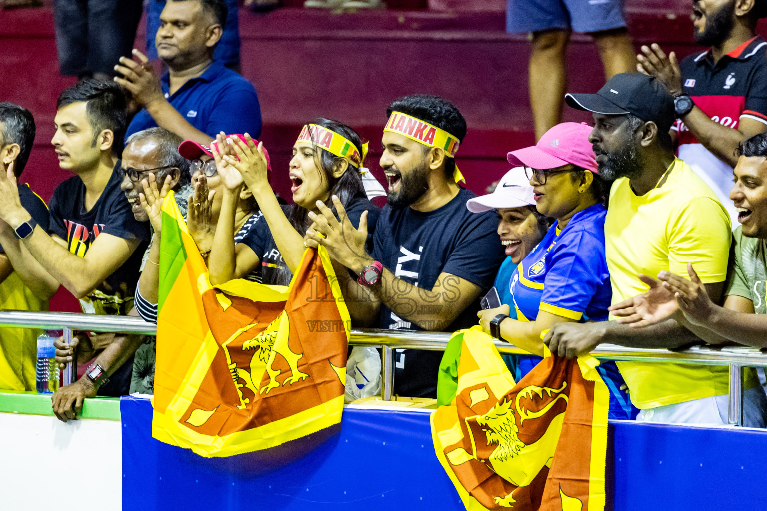 Kyrgyzstan vs Sri Lanka in Day 3 of CAVA U20 Woman's Volleyball Championship 2024 was held in Social Center, Male', Maldives on 20th July 2024. Photos: Nausham Waheed / images.mv