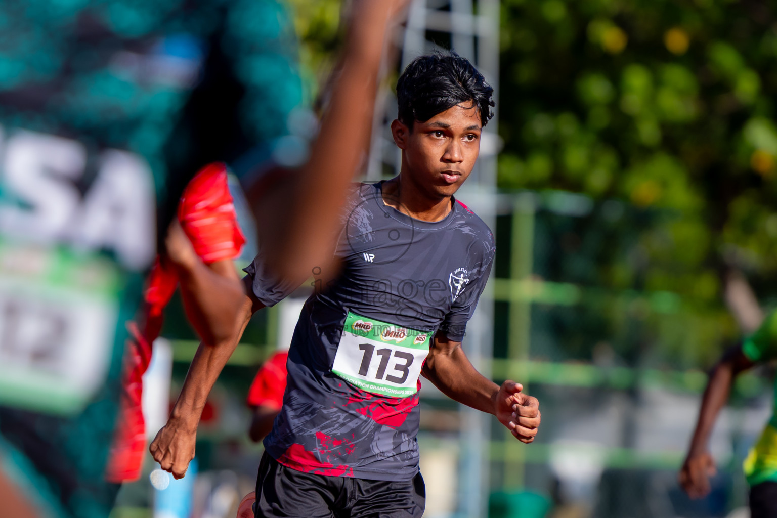 Day 1 of 12th Milo Association Championships was held in Ekuveni Track at Male', Maldives on Thursday, 24th April 2025. Photos: Nausham Waheed / images.mv