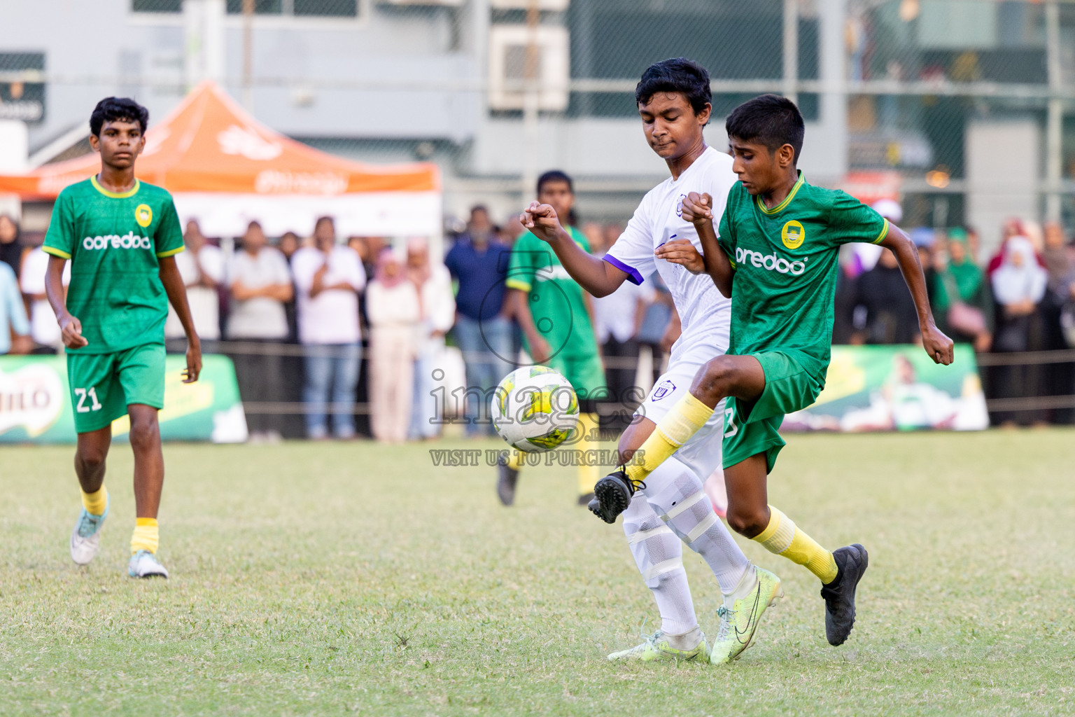 Day 2 of MILO Academy Championship 2024 held in Henveyru Stadium, Male', Maldives on Thursday, 1st November 2024. Photos:Hassan Simah / Images.mv