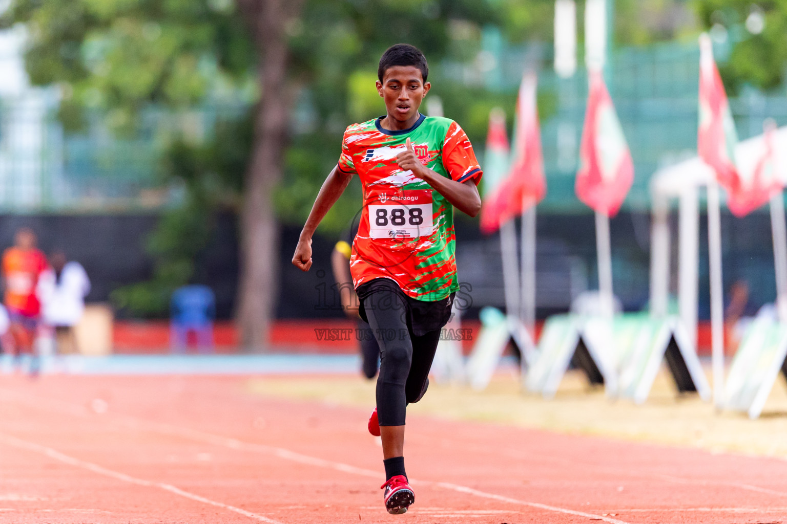 Day 1 of Inter-school Athletics Championship 2025 held in Ekuveni Synthetic Track, Male', Maldives on Monday, 06th October 2025. Photos by: Nausham Waheed / Images.mv