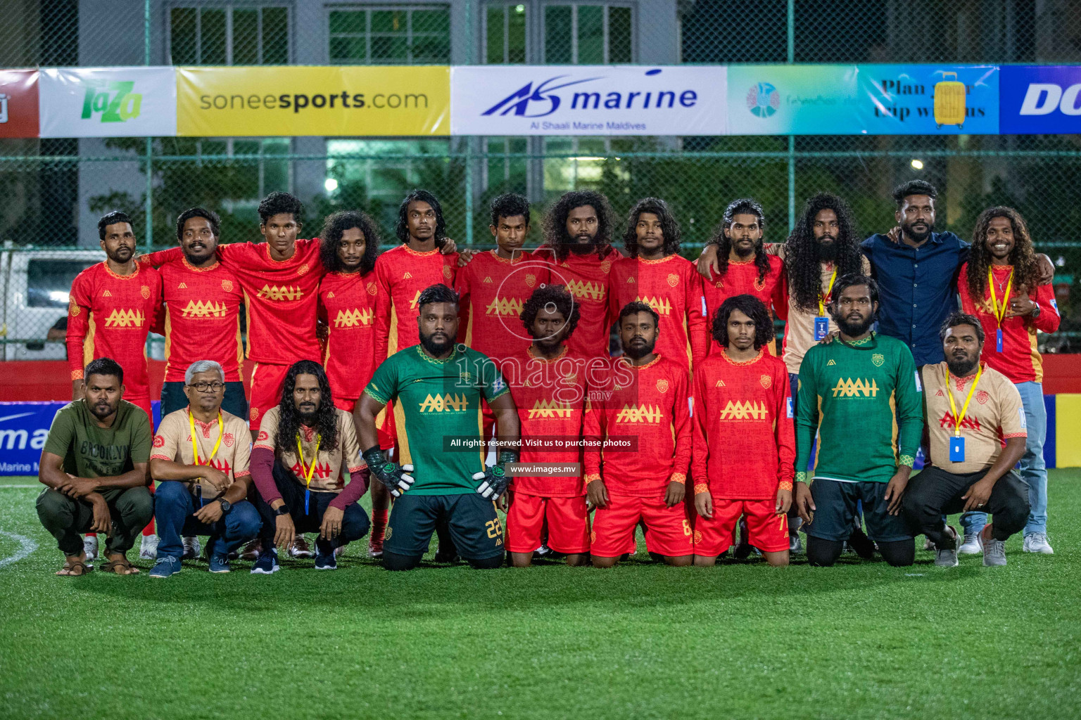 GA. Kondey vs GA. Kanduhulhudhoo in Day 2 of Golden Futsal Challenge 2023 on 06 February 2023 in Hulhumale, Male, Maldives