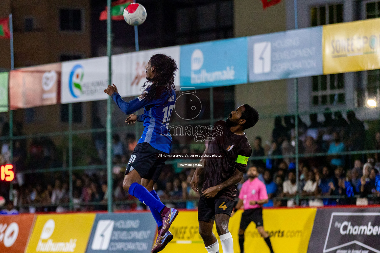 Team Fenaka vs Club Airports in Club Maldives Cup 2022 was held in Hulhumale', Maldives on Tuesday, 18th October 2022. Photos: Mohamed Mahfooz Moosa/ images.mv