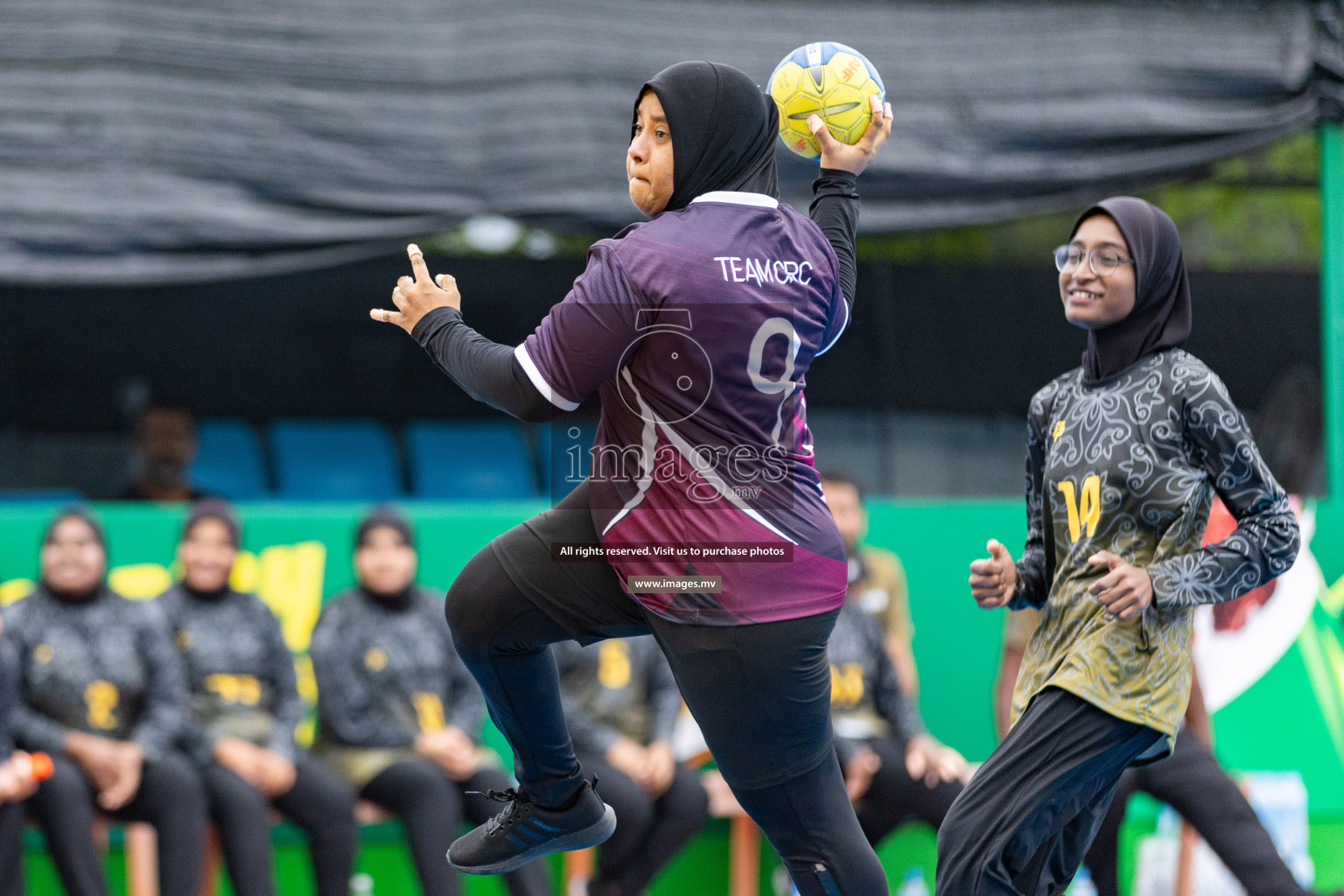 Day 3 of 7th Inter-Office/Company Handball Tournament 2023, held in Handball ground, Male', Maldives on Sunday, 18th September 2023 Photos: Nausham Waheed/ Images.mv