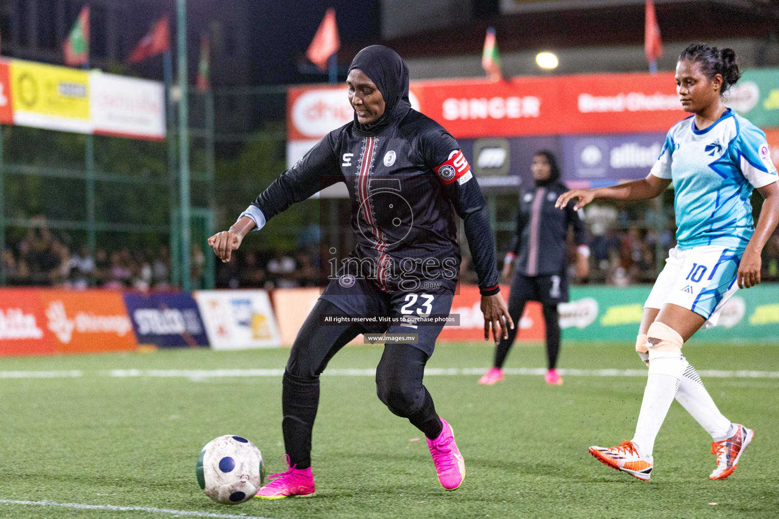 Prison Club vs Team MACL in Eighteen Thirty 2023 Classic held in Hulhumale, Maldives, on Monday, 14th August 2023. Photos: Nausham Waheed / images.mv