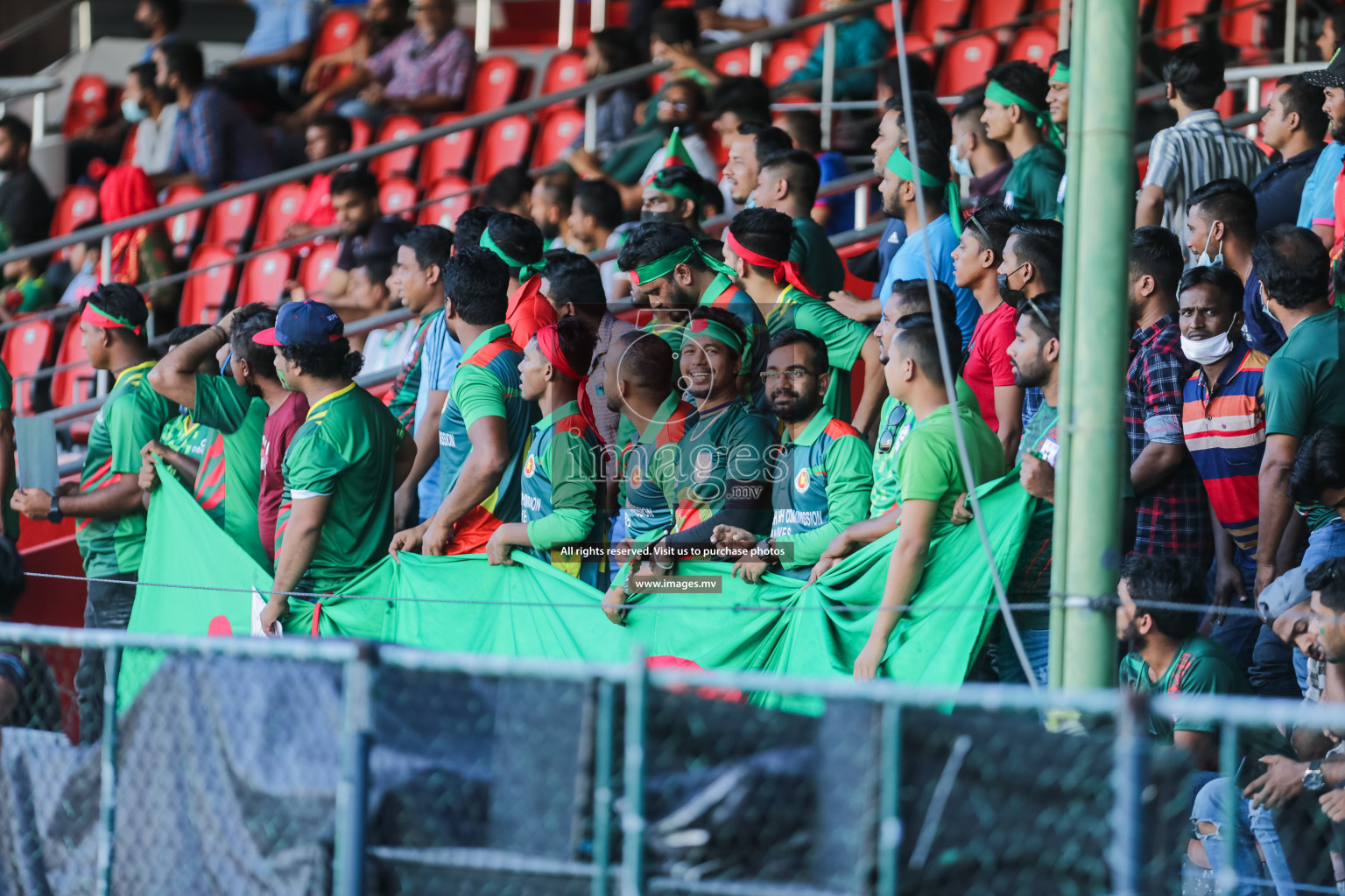 Bangladesh vs Nepal in SAFF Championship 2021 held on 13th October 2021 in Galolhu National Stadium, Male', Maldives