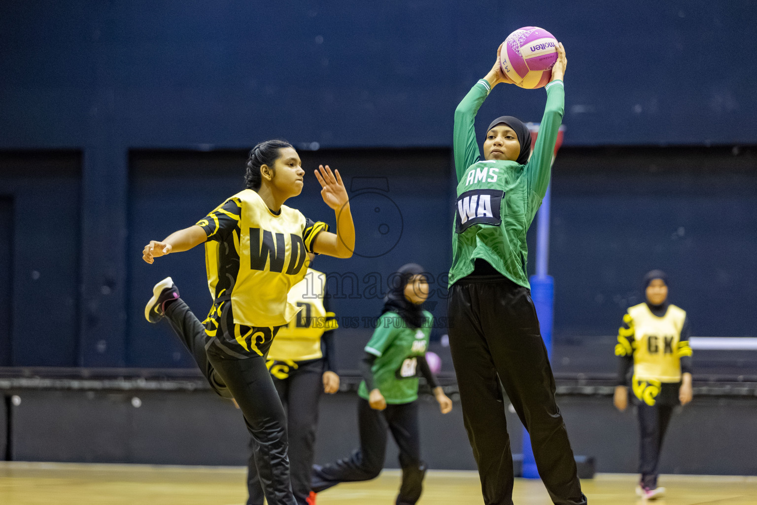 Day 8 of 26th Inter-School Netball Tournament 2025 was held in Social Center Indoor Hall on Sunday, 26th October 2025. Photos: Hassan Simah / images.mv