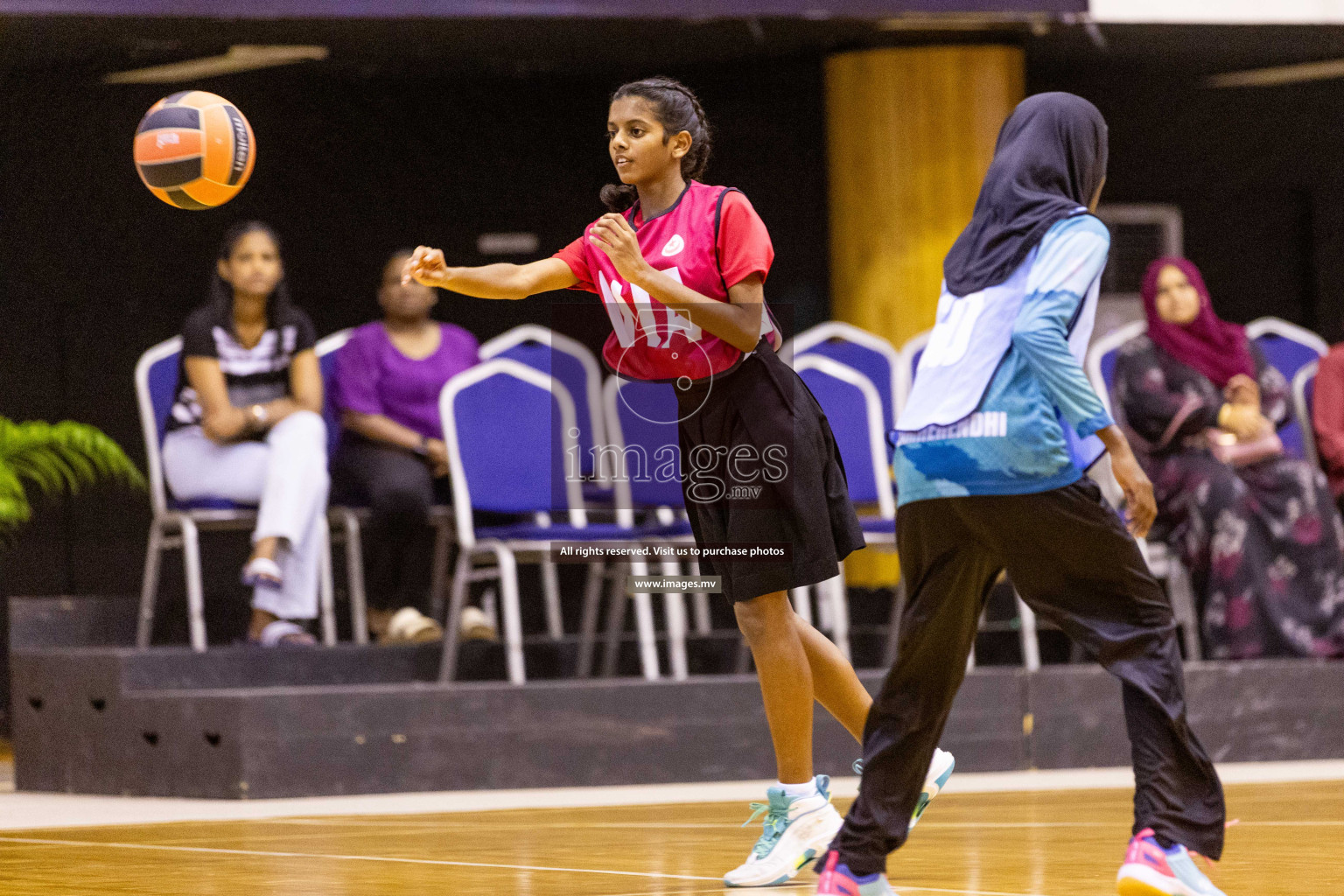 Final of 24th Interschool Netball Tournament 2023 was held in Social Center, Male', Maldives on 7th November 2023. Photos: Nausham Waheed / images.mv