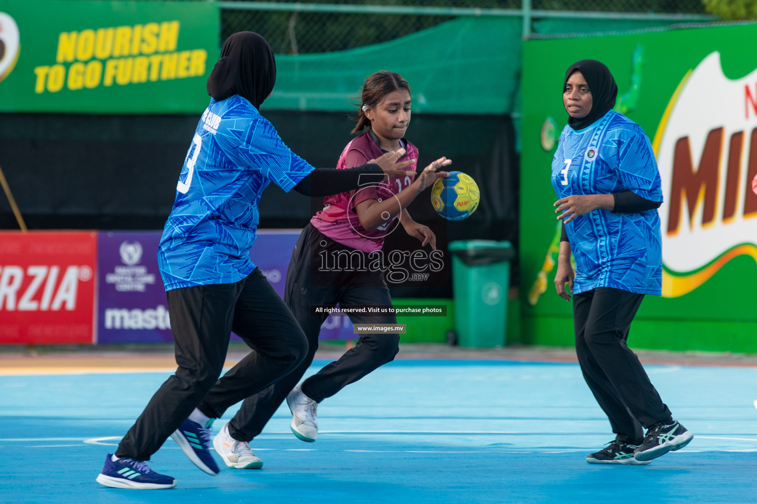 Day 10 of 6th MILO Handball Maldives Championship 2023, held in Handball ground, Male', Maldives on 29th May 2023 Photos: Nausham Waheed/ Images.mv