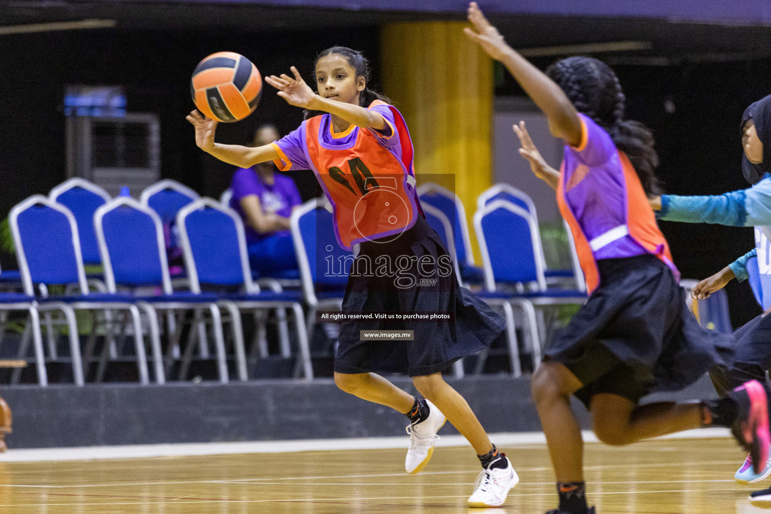 Day3 of 24th Interschool Netball Tournament 2023 was held in Social Center, Male', Maldives on 29th October 2023. Photos: Nausham Waheed, Mohamed Mahfooz Moosa / images.mv