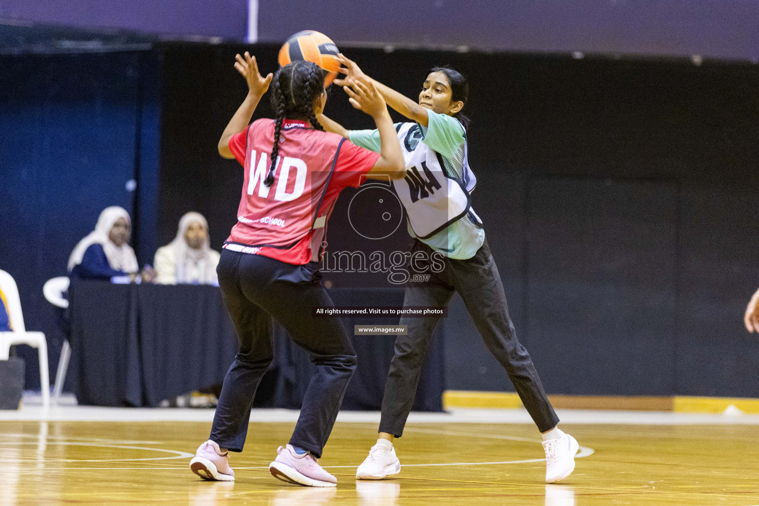 Day4 of 24th Interschool Netball Tournament 2023 was held in Social Center, Male', Maldives on 30th October 2023. Photos: Nausham Waheed / images.mv