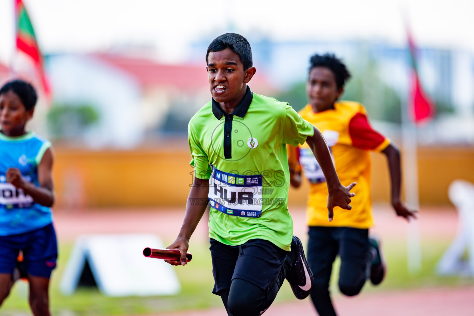 Day 5 of MWSC Interschool Athletics Championships 2024 held in Hulhumale Running Track, Hulhumale, Maldives on Wednesday, 13th November 2024. Photos by: Nausham Waheed / Images.mv