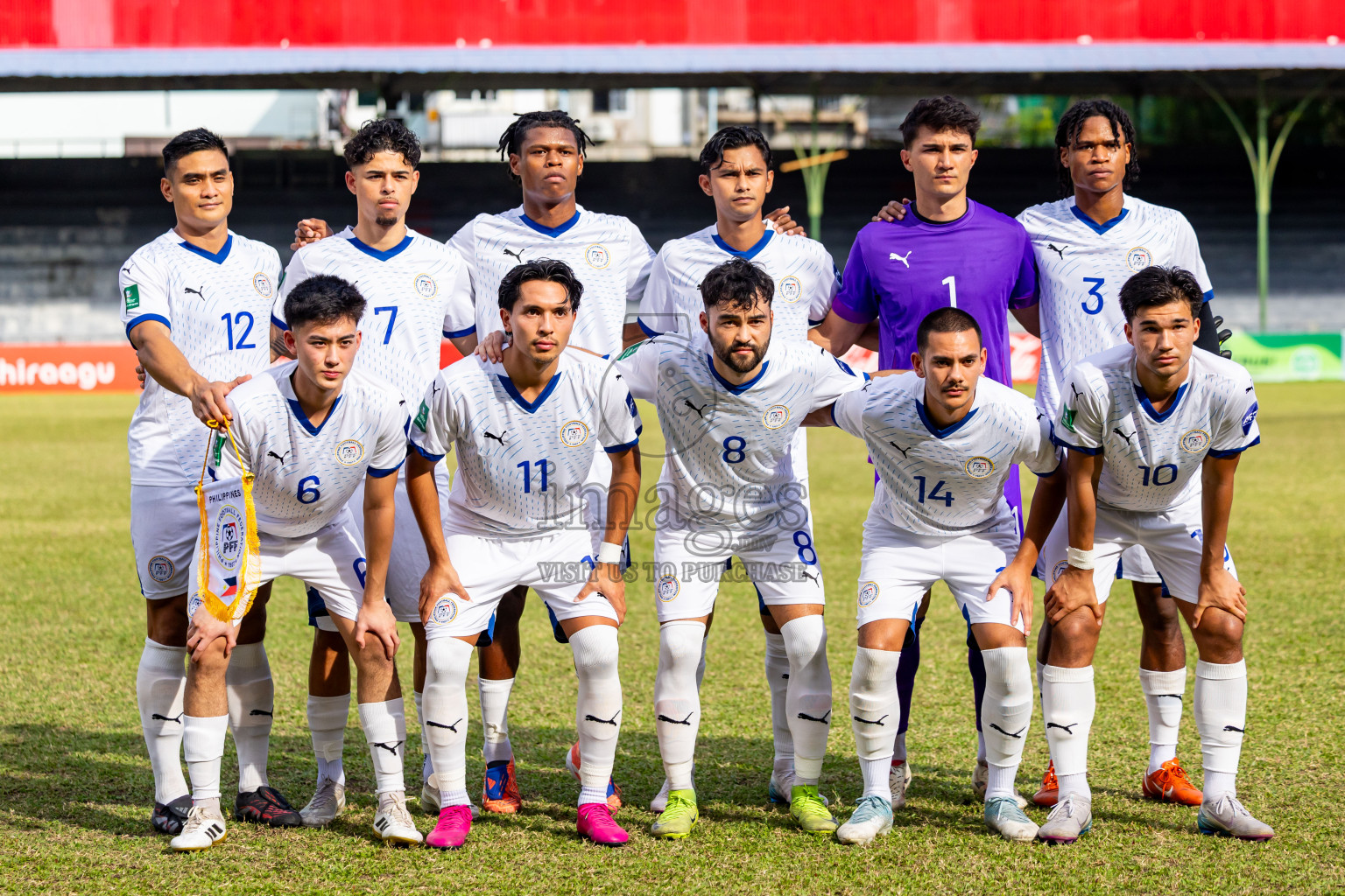 Maldives vs Philippines in AFC Asian Cup Qualifies held in National Football Stadium, Male', Maldives on Tuesday, 18th November 2025. Photos: Nausham Waheed / Images.mv