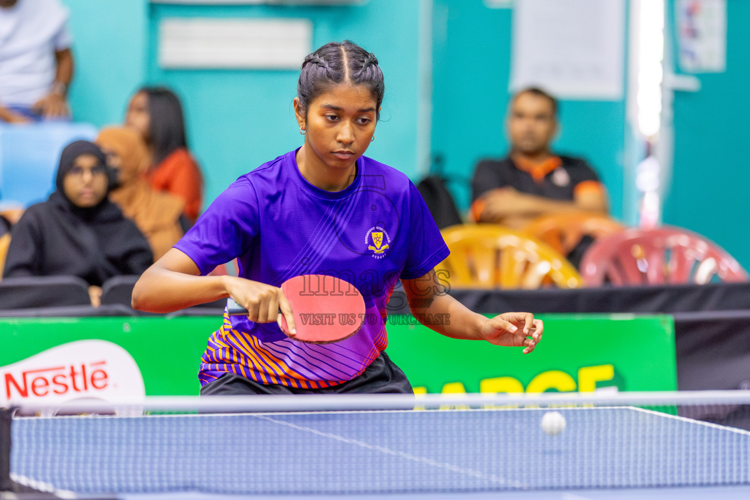 Day 8 of Interschool Table Tennis Tournament 2025 held at Male' TT Hall, Male', Maldives on Thursday, 22nd May 2025.
Photos by: Ismail Thoriq / images.mv