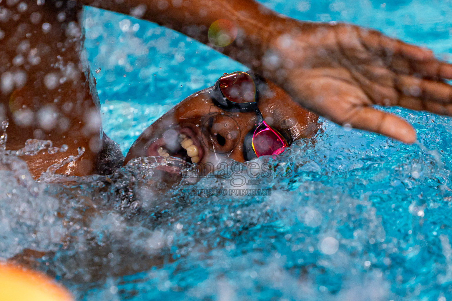 Day 1 of National Swimming Competition 2024 held in Hulhumale', Maldives on Friday, 13th December 2024. Photos: Nausham Waheed / images.mv