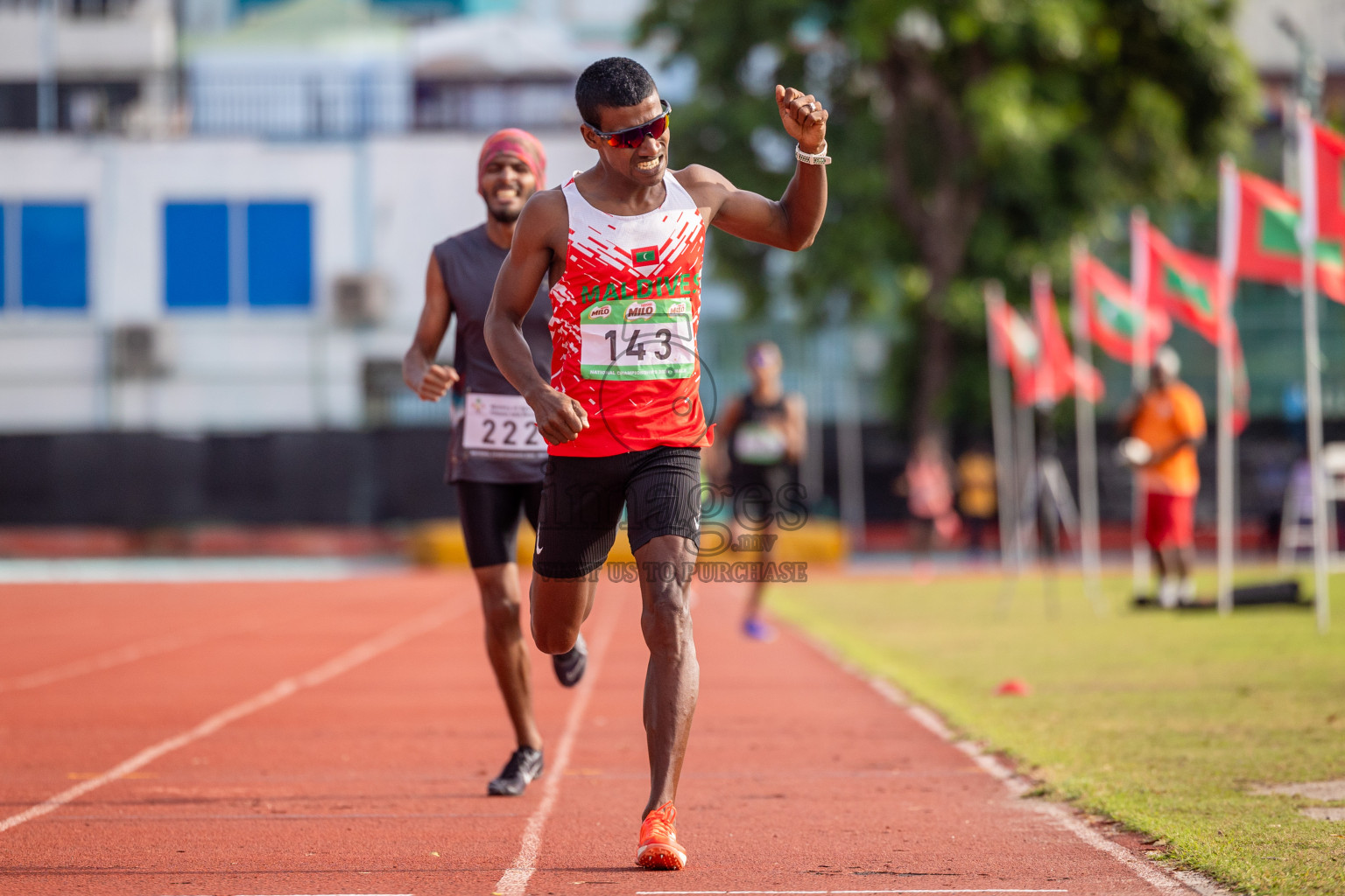 Day 2 of 33rd National Athletics Championship was held in Ekuveni Track at Male', Maldives on Friday, 6th September 2024. Photos: Shuu Abdul Sattar / images.mv