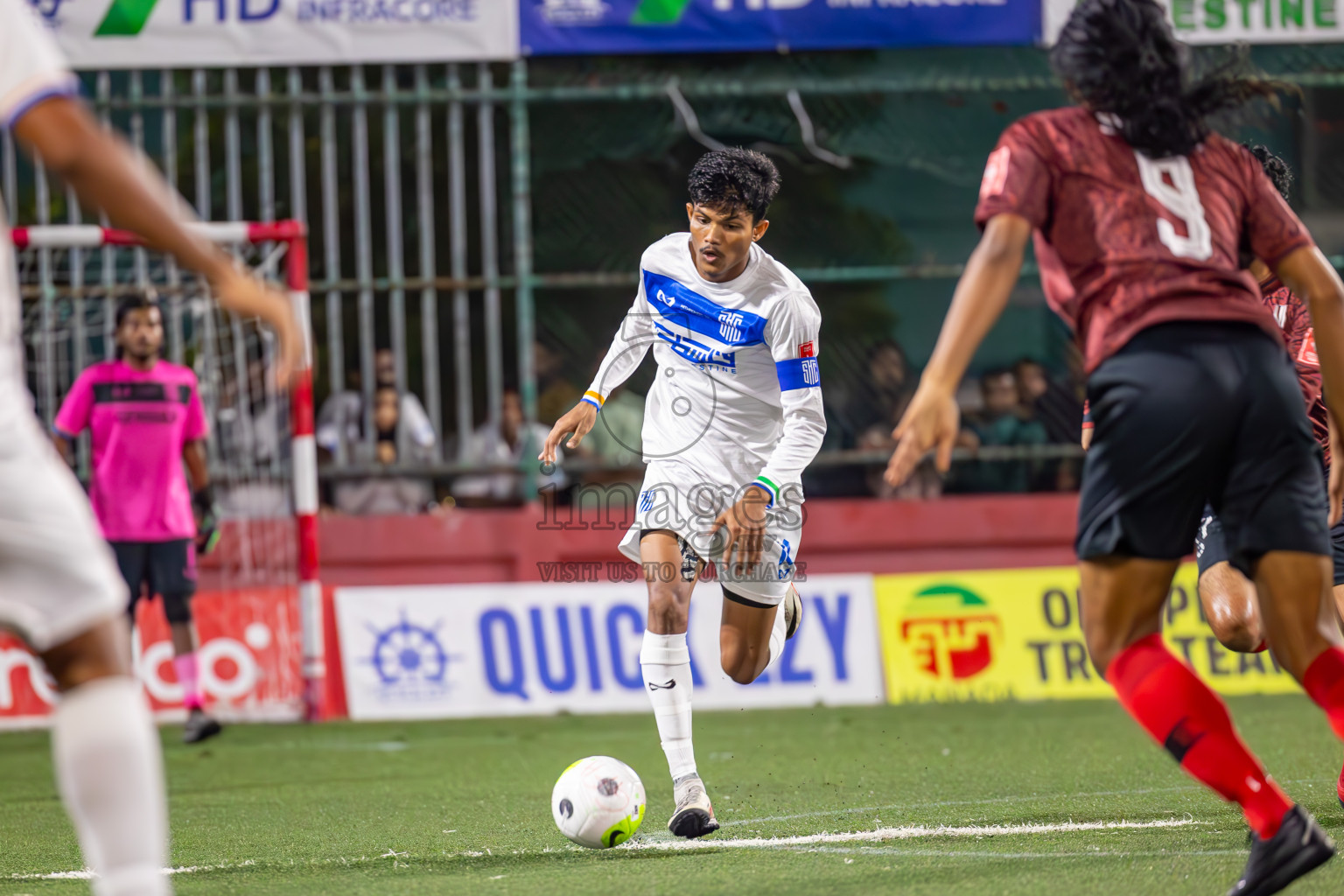 Vilimale vs S Hithadhoo in Quarter Finals of Golden Futsal Challenge 2024 which was held on Friday, 1st March 2024, in Hulhumale', Maldives Photos: Ismail Thoriq / images.mv