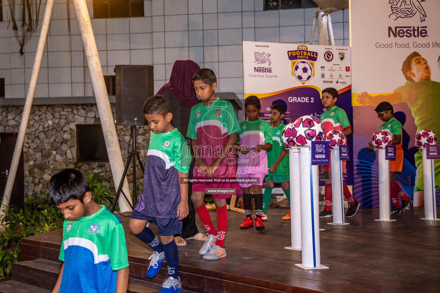 Milo kids football fiesta draw ceremony  was held in Male', Maldives on 30th May 2022. Photos By: Nausham Waheed /images.mv
