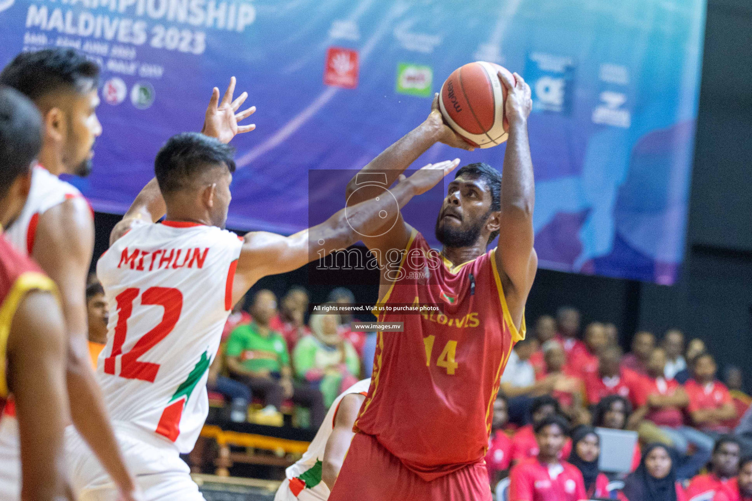 Maldives vs Bangladesh in Five Nation Championship 2023 was held in Social Center, Male', Maldives on Wednesday, 14th June 2023.  Photos: Ismail Thoriq / images.mv