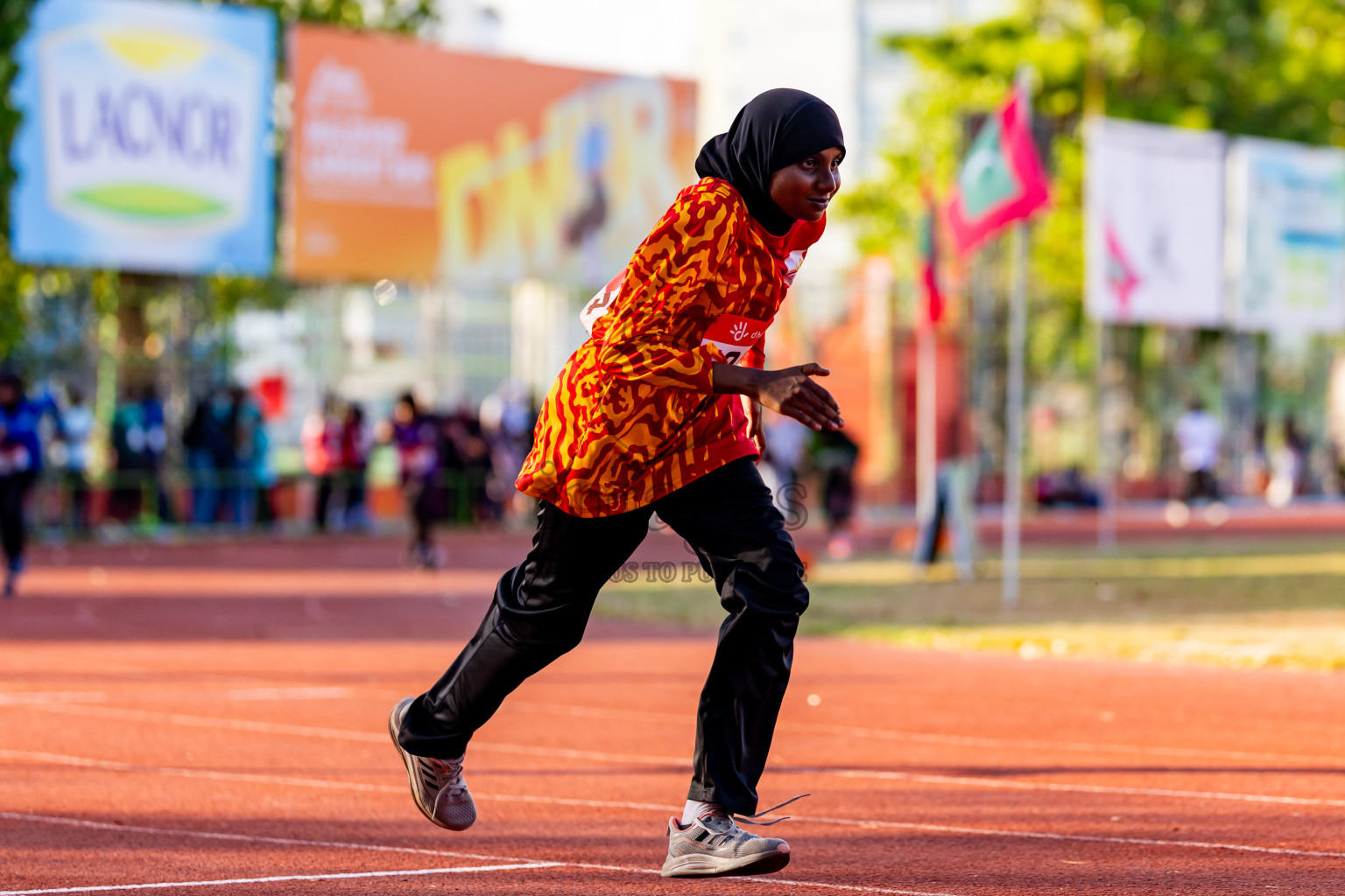 Day 1 of Inter-school Athletics Championship 2025 held in Ekuveni Synthetic Track, Male', Maldives on Monday, 06th October 2025. Photos by: Nausham Waheed / Images.mv
