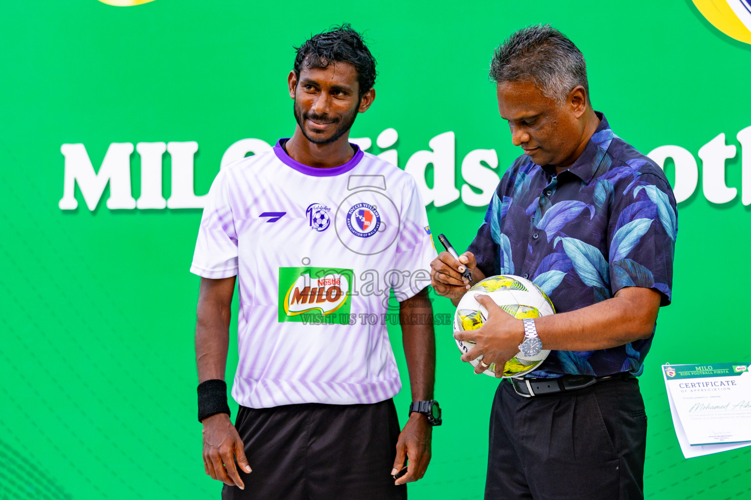 Day 2 of MILO Kids Football Fiesta was held at National Stadium in Male', Maldives on Saturday, 24th February 2024.