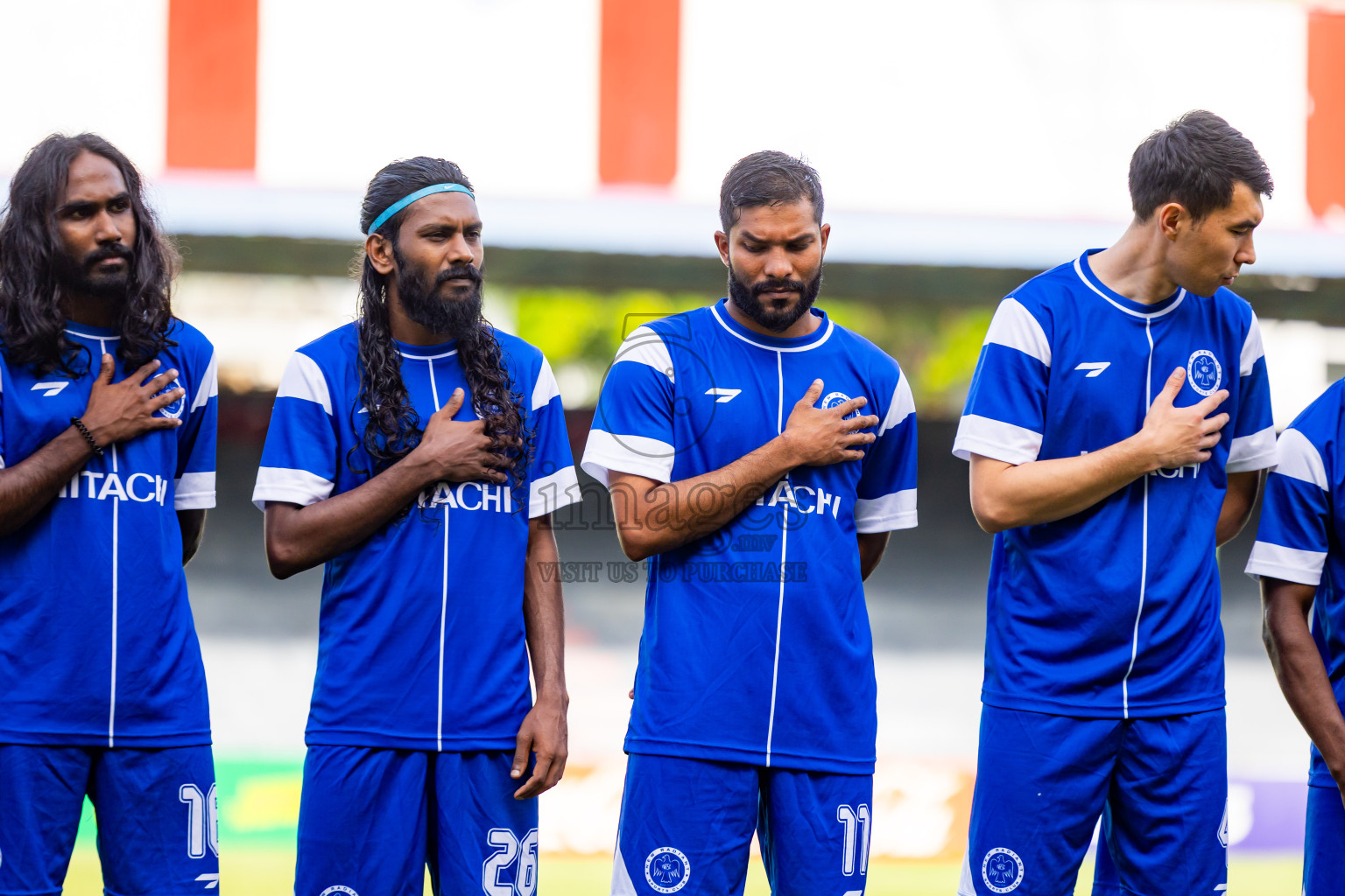 TC Sports Club vs Newradiant Sports Club in the FAM League Cup 2025 held at National Football Stadium, Male', Maldives on Tuesday, 13th May 2025. Photos By: Nausham Waheed / images.mv