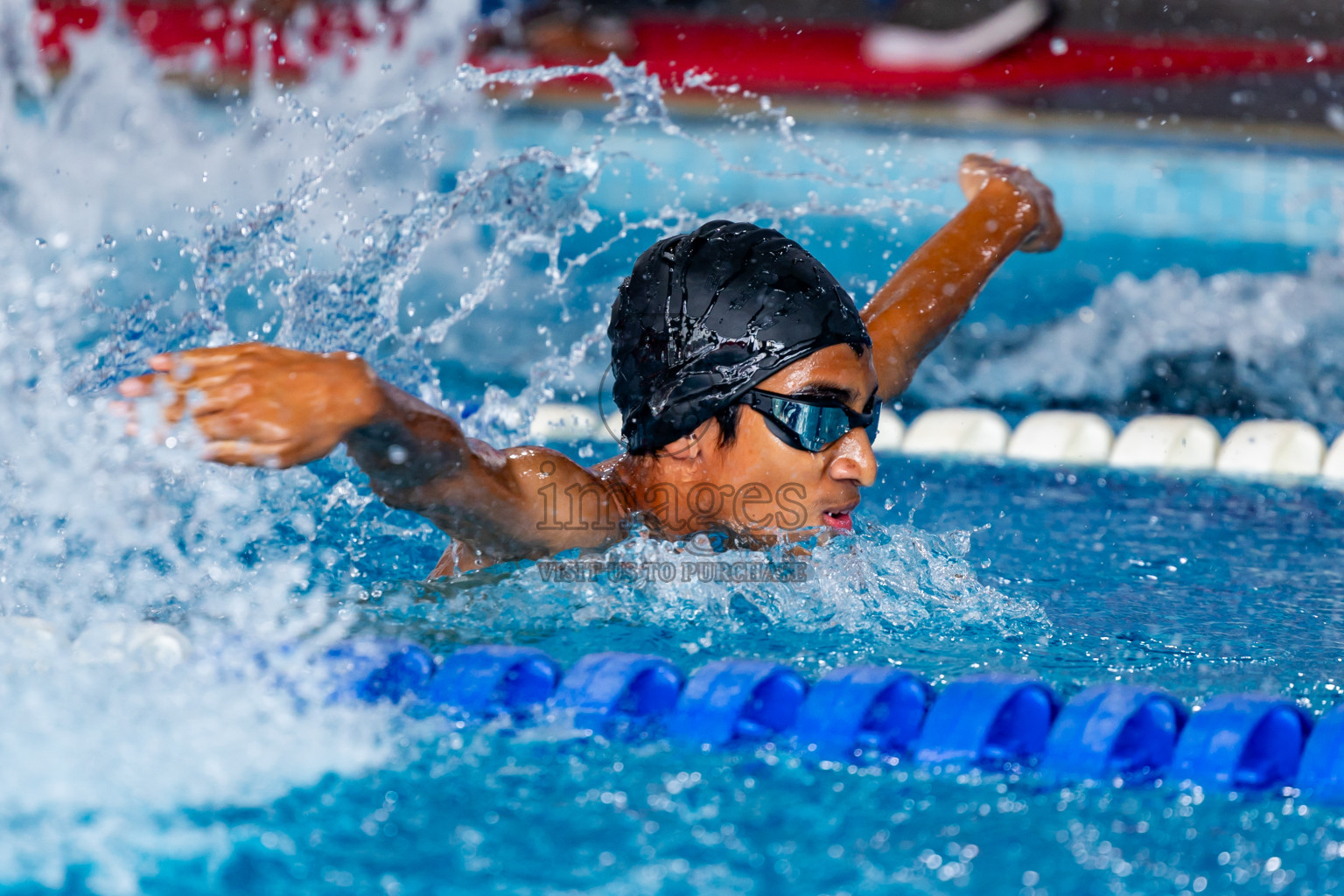 Day 2 of National Swimming Competition 2024 held in Hulhumale', Maldives on Saturday, 14th December 2024. Photos: Nausham Waheed / images.mv