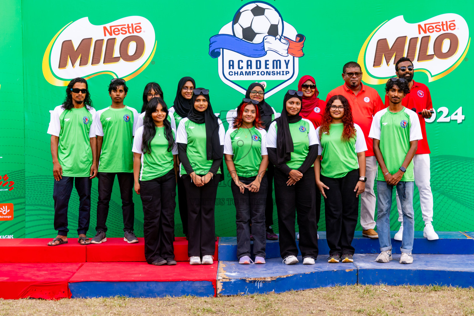 Day 4 of MILO Academy Championship 2024 - U12 was held at Henveiru Grounds in Male', Maldives on Sunday, 7th July 2024. Photos: Nausham Waheed / images.mv