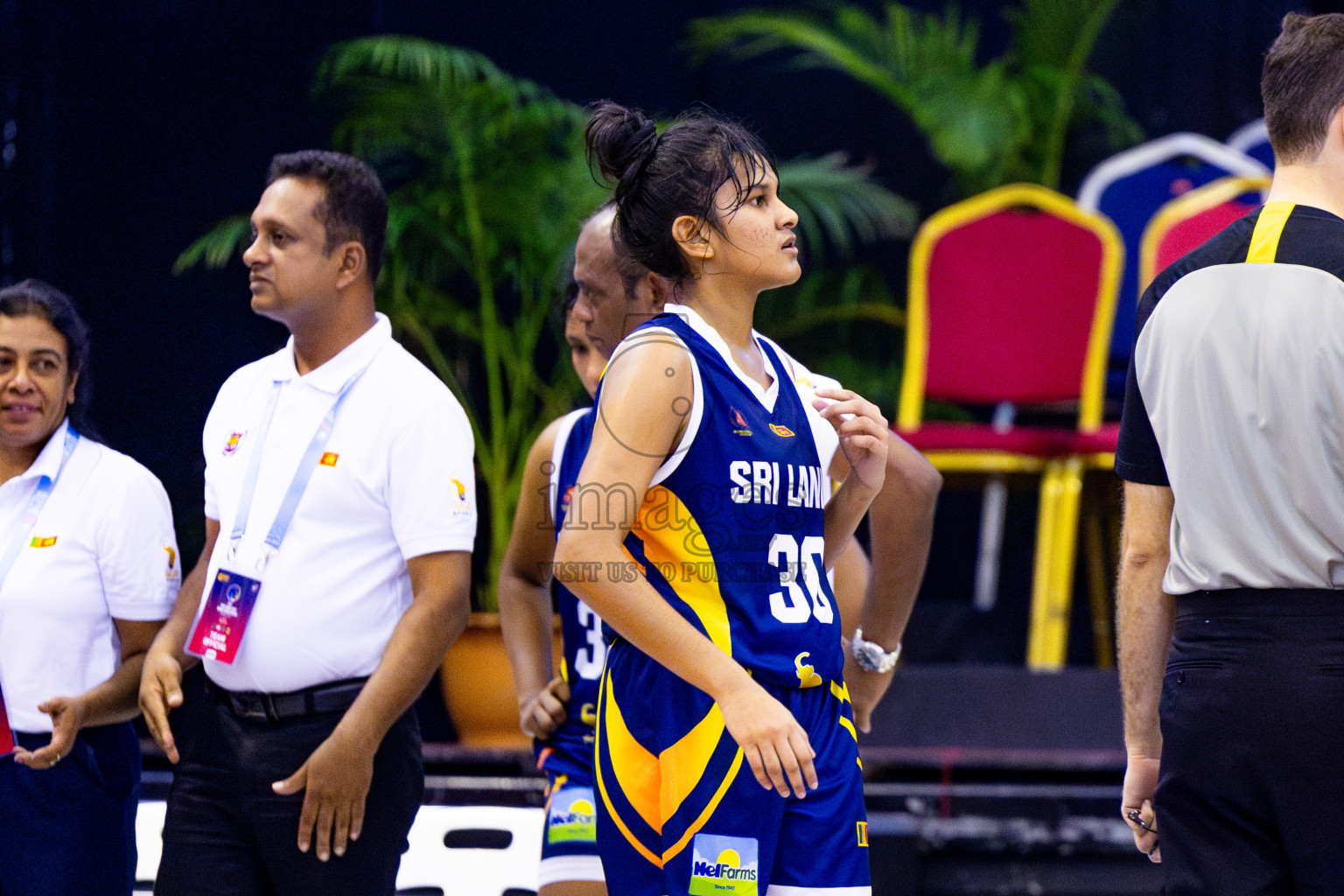 Sri Lanka vs India in the Final of Under 16 Woman's Asian Cup SABA Qualifiers 2025 was held in Social Center, Male', Maldives on Sunday, 15th June 2025. Photos: Nausham Waheed / images.mv