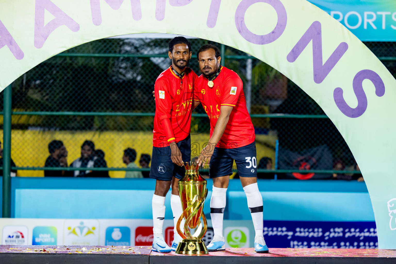 Dee Ess Kay vs Kovigoani in Final of Laamehi Dhiggaru Ekuveri Futsal Challenge 2024 was held on Wednesday, 31st July 2024, at Dhiggaru Futsal Ground, Dhiggaru, Maldives Photos: Nausham Waheed / images.mv