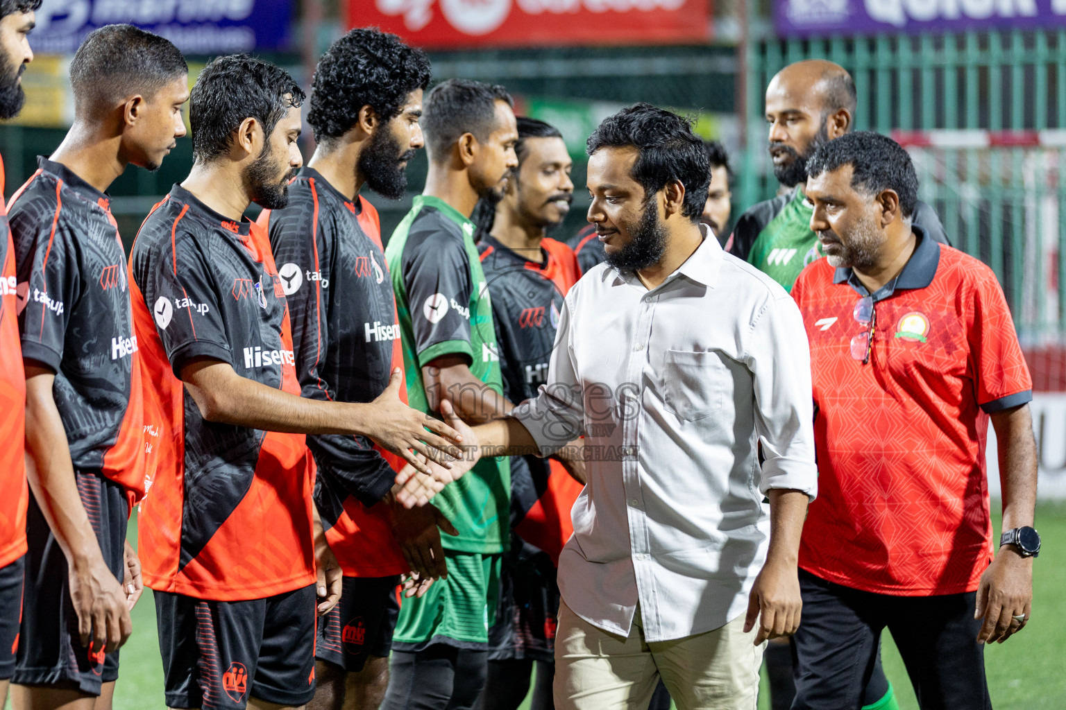 M Dhiggaru vs M Mulak in Day 12 of Golden Futsal Challenge 2025 was held on Thursday, 16th January 2025, in Hulhumale', Maldives.
Photos: Hassan Simah / images.mv