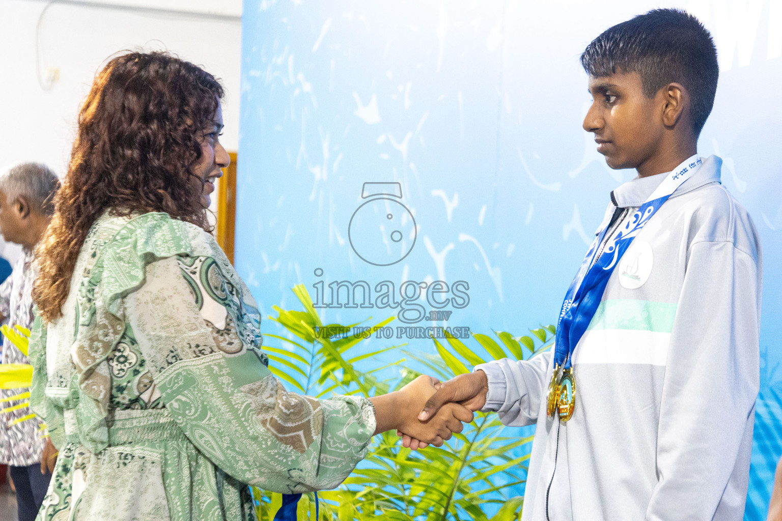 Day 4 of 20th Inter-school Swimming Competition 2024 held in Hulhumale', Maldives on Tuesday, 15th October 2024. Photos: Ismail Thoriq / images.mv