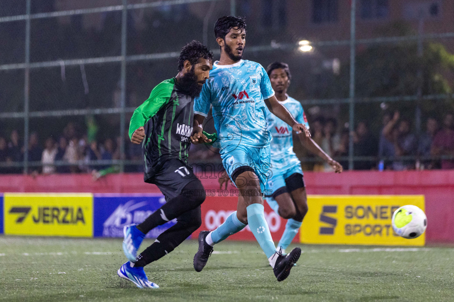 HA. Dhidhdhoo vs HA. Vashafaru in Day 1 of Golden Futsal Challenge 2024 was held on Monday, 15th January 2024, in Hulhumale', Maldives Photos: Nausham Waheed  / images.mv