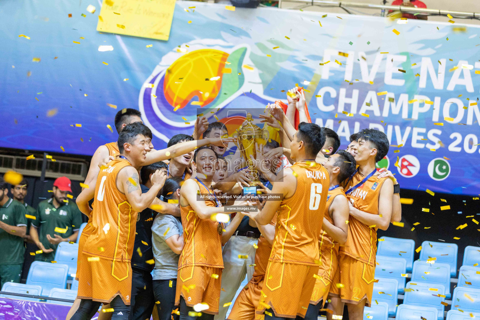 Bangladesh vs Bhutan in the final of Five Nation Championship 2023 was held in Social Center, Male', Maldives on Thursday, 22nd June 2023. Photos: Ismail Thoriq / images.mv