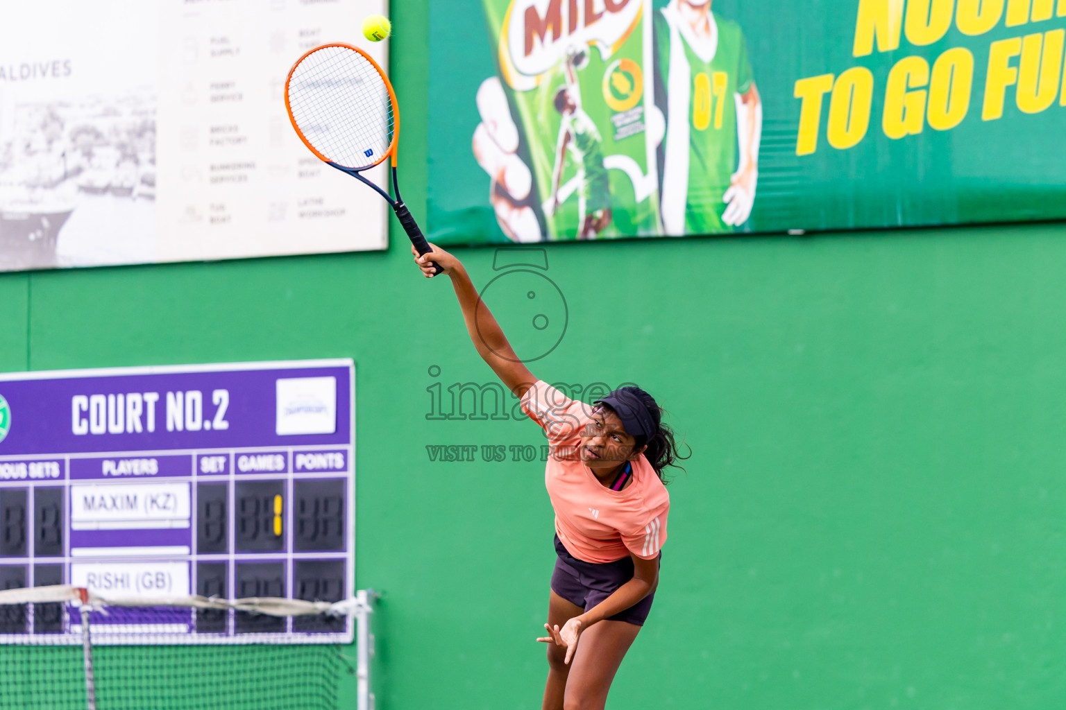 Day 4 of ATF Maldives Junior Open Tennis was held in Male' Tennis Court, Male', Maldives on Thursday, 12th December 2024. Photos: Nausham Waheed/ images.mv