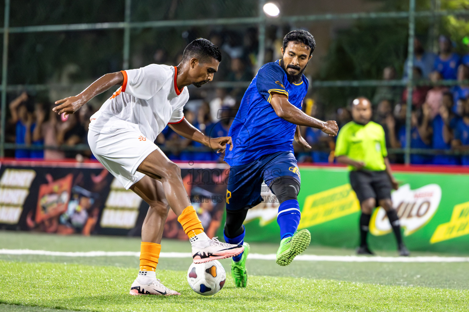 Customs RC vs Dhiraagu in Club Maldives Cup 2024 held in Rehendi Futsal Ground, Hulhumale', Maldives on Saturday, 28th September 2024. Photos: Ismail Thoriq / images.mv