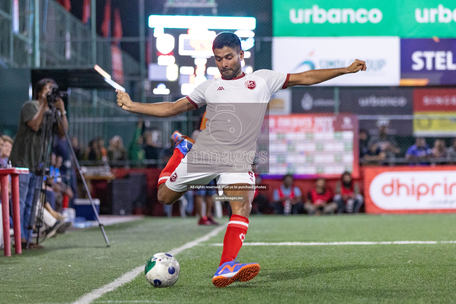 Khaarijee vs Club 220 in Semi Final of Club Maldives Cup 2023 Classic held in Hulhumale, Maldives, on Tuesday, 15th August 2023 Photos: Nausham Waheed, Ismail Thoriq / images.mv