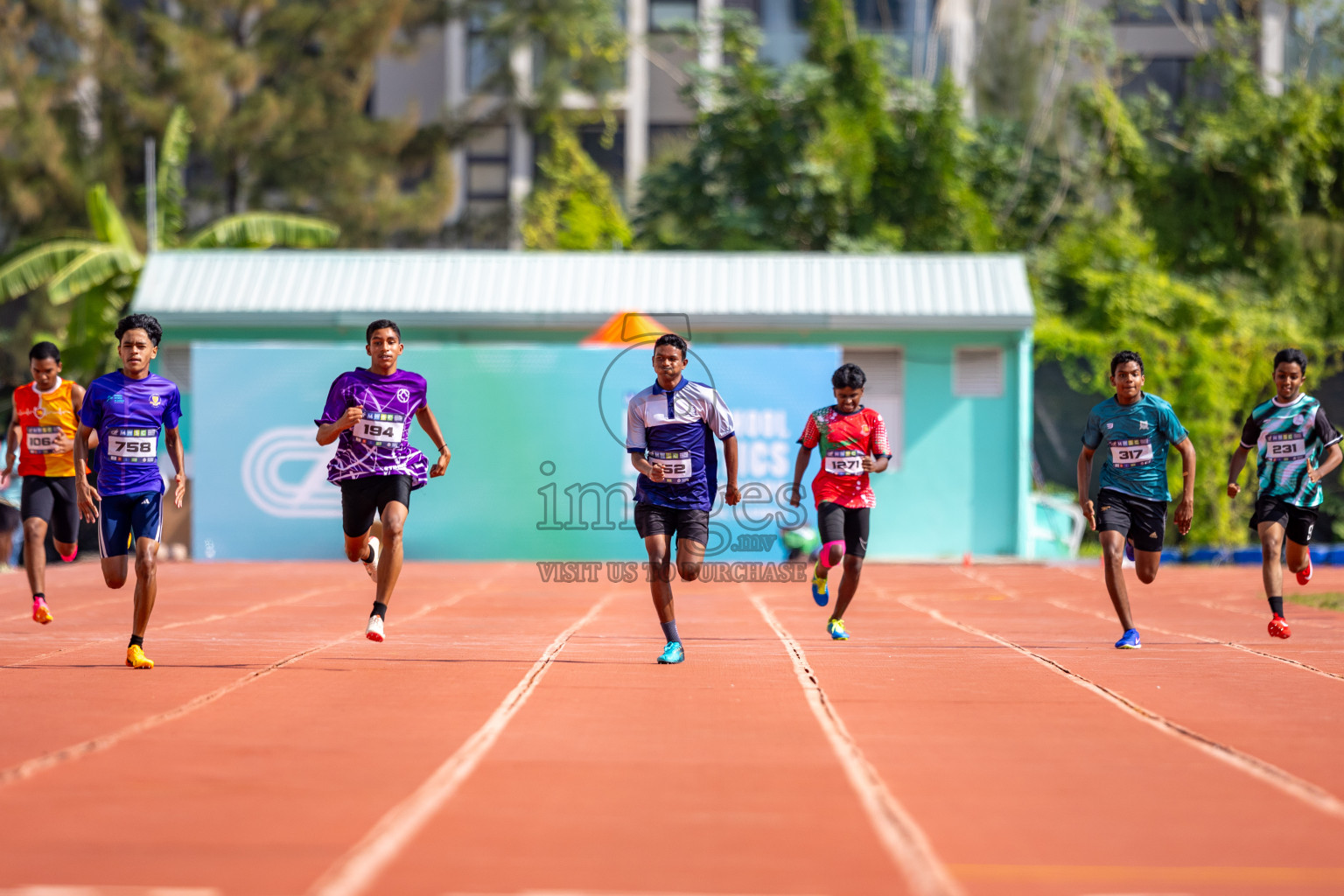 Day 4 of MWSC Interschool Athletics Championships 2024 held in Hulhumale Running Track, Hulhumale, Maldives on Tuesday, 12th November 2024. Photos by: Raaif Yoosuf / Images.mv