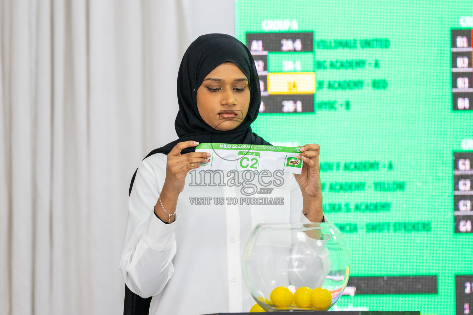 Draw Ceremony of MILO Academy Championship 2025 (U-12) was held at Manhattan Business Hotel in Male', Maldives on Monday, 28th April 2025. 
Photos: Ismail Thoriq / images.mv