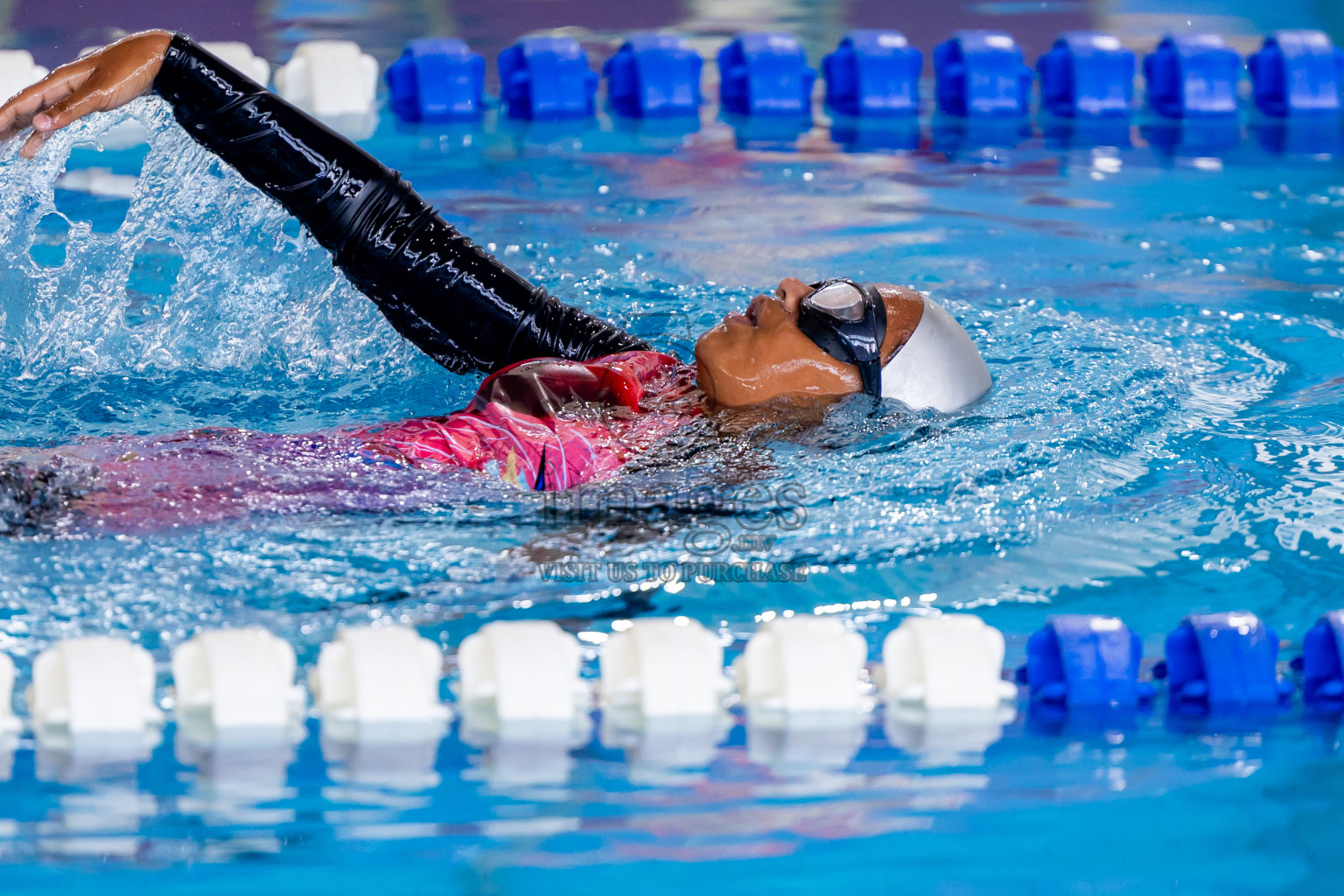 Day 2 of 20th Inter-school Swimming Competition 2024 held in Hulhumale', Maldives on Sunday, 13th October 2024. Photos: Nausham Waheed / images.mv