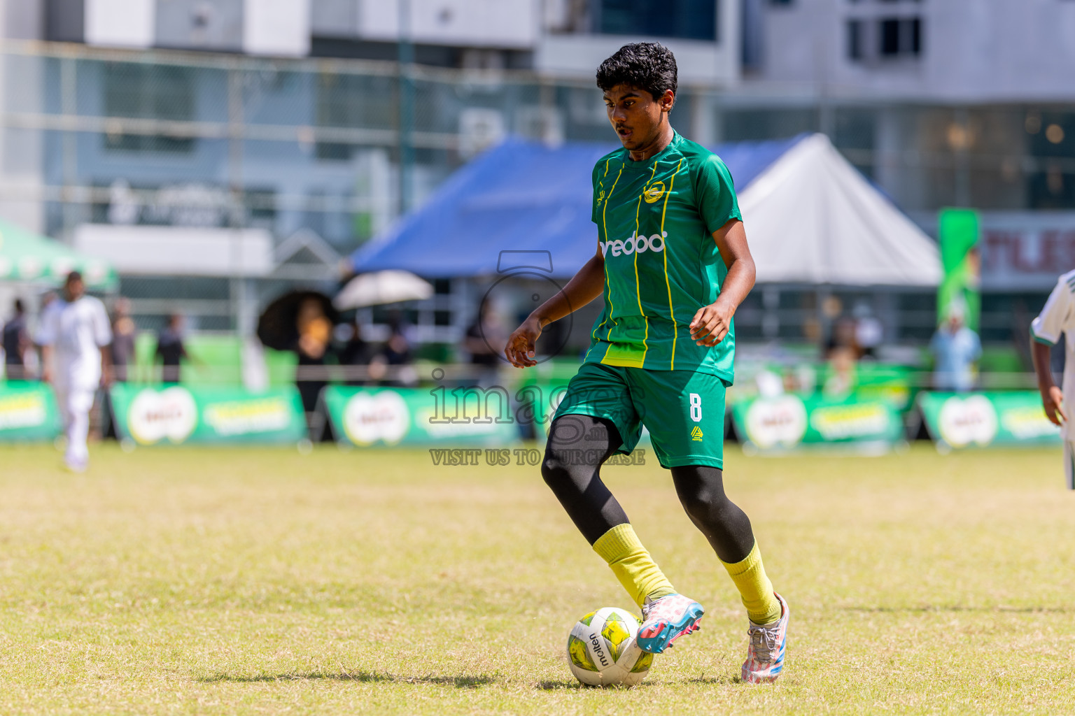 Day 4 of MILO Academy Championship 2025 (U14) was held on Sunday, 2nd November 2025 at Henveiru Football Grounds, Male', Maldives . 
Photos: Ismail Thoriq / images.mv