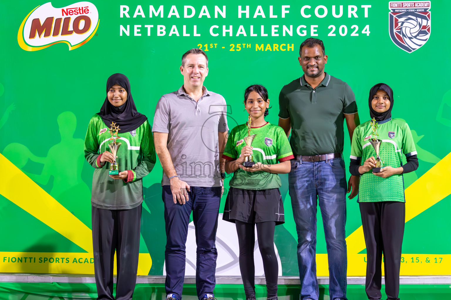 Finals of Milo Ramadan Half Court Netball Challenge on 24th March 2024, held in Central Park, Hulhumale, Male', Maldives
Photos: Ismail Thoriq / imagesmv