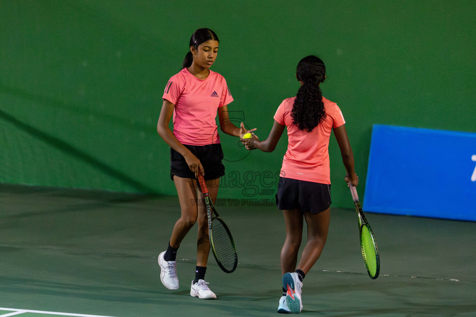 Day 7 of ATF Maldives Junior Open Tennis was held in Male' Tennis Court, Male', Maldives on Wednesday, 18th December 2024. Photos: Nausham Waheed/ images.mv