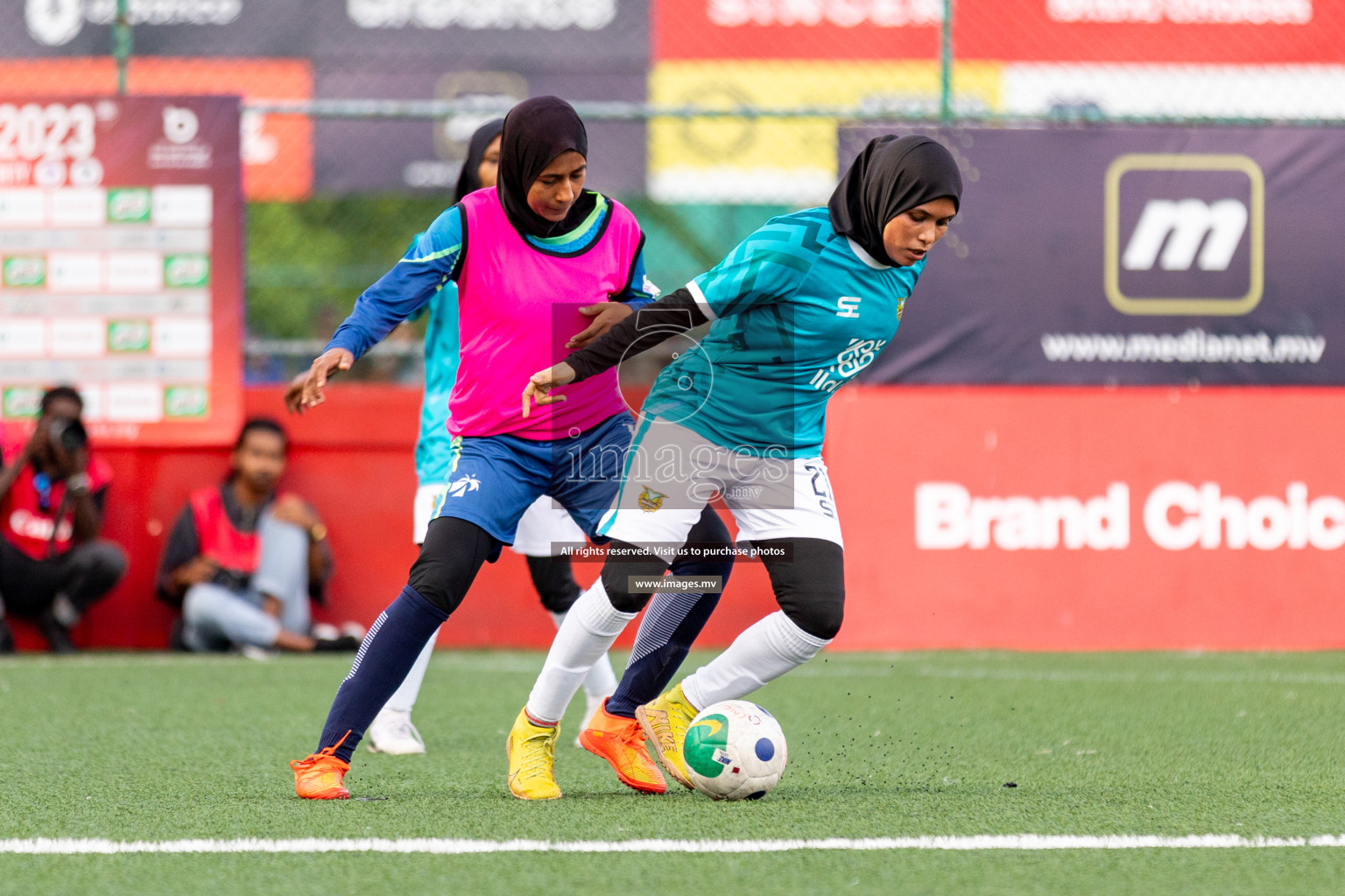 WAMCO vs MACL in 18/30 Futsal Fiesta Classic 2023 held in Hulhumale, Maldives, on Tuesday, 18th July 2023 Photos: Hassan Simah / images.mv