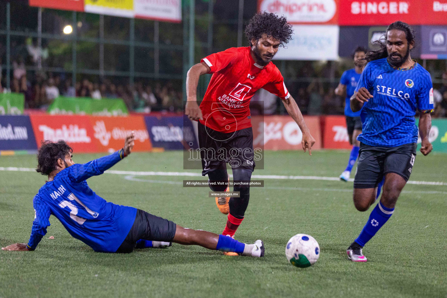 STELCO vs United BML in Quarter Final of Club Maldives Cup 2023 held in Hulhumale, Maldives, on Saturday, 12th August 2023Photos: Ismail Thoriq / images.mv