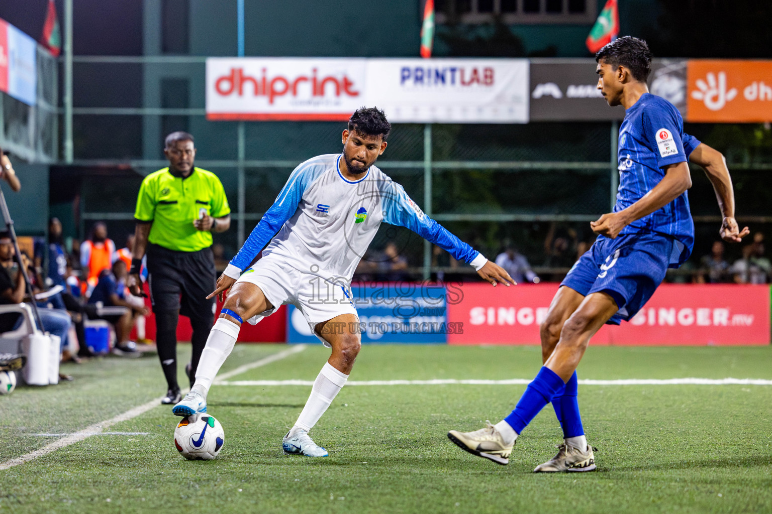 CLUB FEN vs TEAM ALLIED in Club Maldives Cup 2024 held in Rehendi Futsal Ground, Hulhumale', Maldives on Tuesday, 1st October 2024. Photos: Nausham Waheed / images.mv