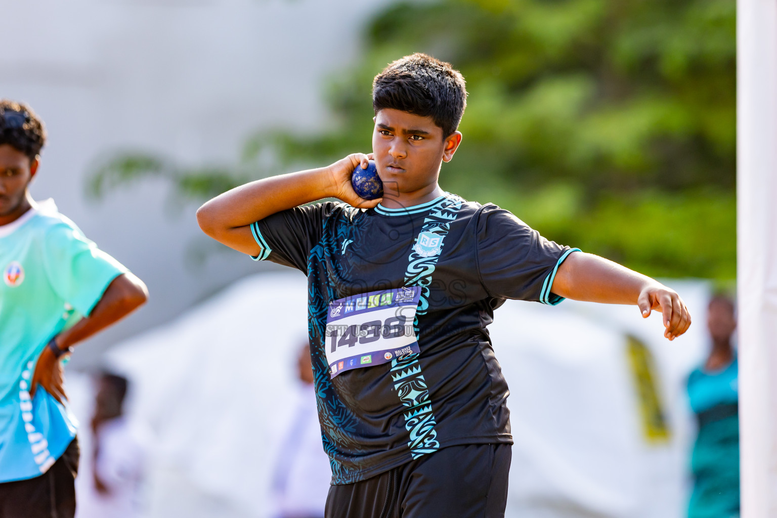 Day 4 of MWSC Interschool Athletics Championships 2024 held in Hulhumale Running Track, Hulhumale, Maldives on Tuesday, 12th November 2024. Photos by: Nausham Waheed / Images.mv