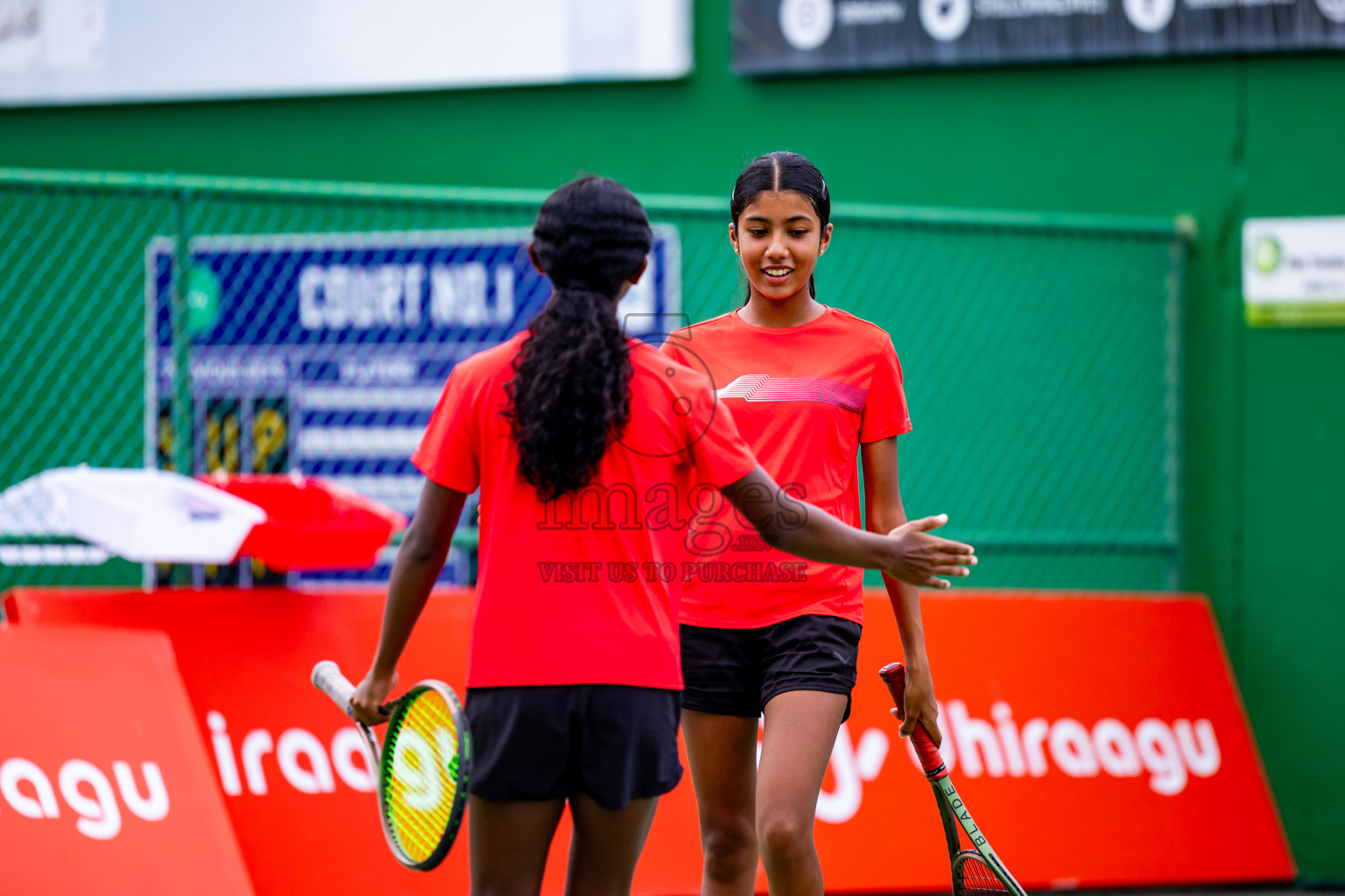 Day 5 of ATF Maldives Junior Open Tennis was held in Male' Tennis Court, Male', Maldives on Monday, 16th December 2024. Photos: Nausham Waheed/ images.mv