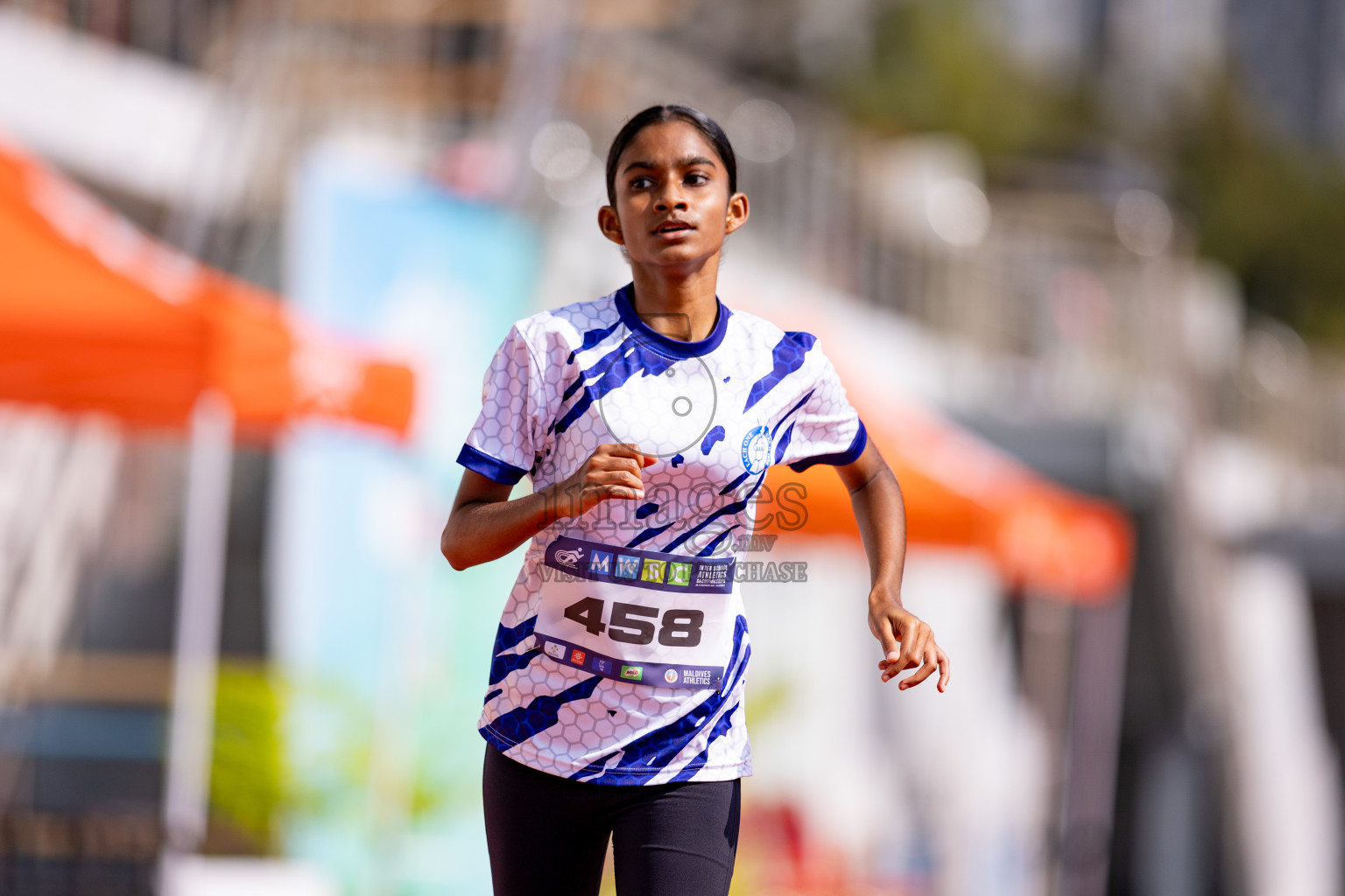 Day 3 of MWSC Interschool Athletics Championships 2024 held in Hulhumale Running Track, Hulhumale, Maldives on Monday, 11th November 2024. 
Photos by: Hassan Simah / Images.mv