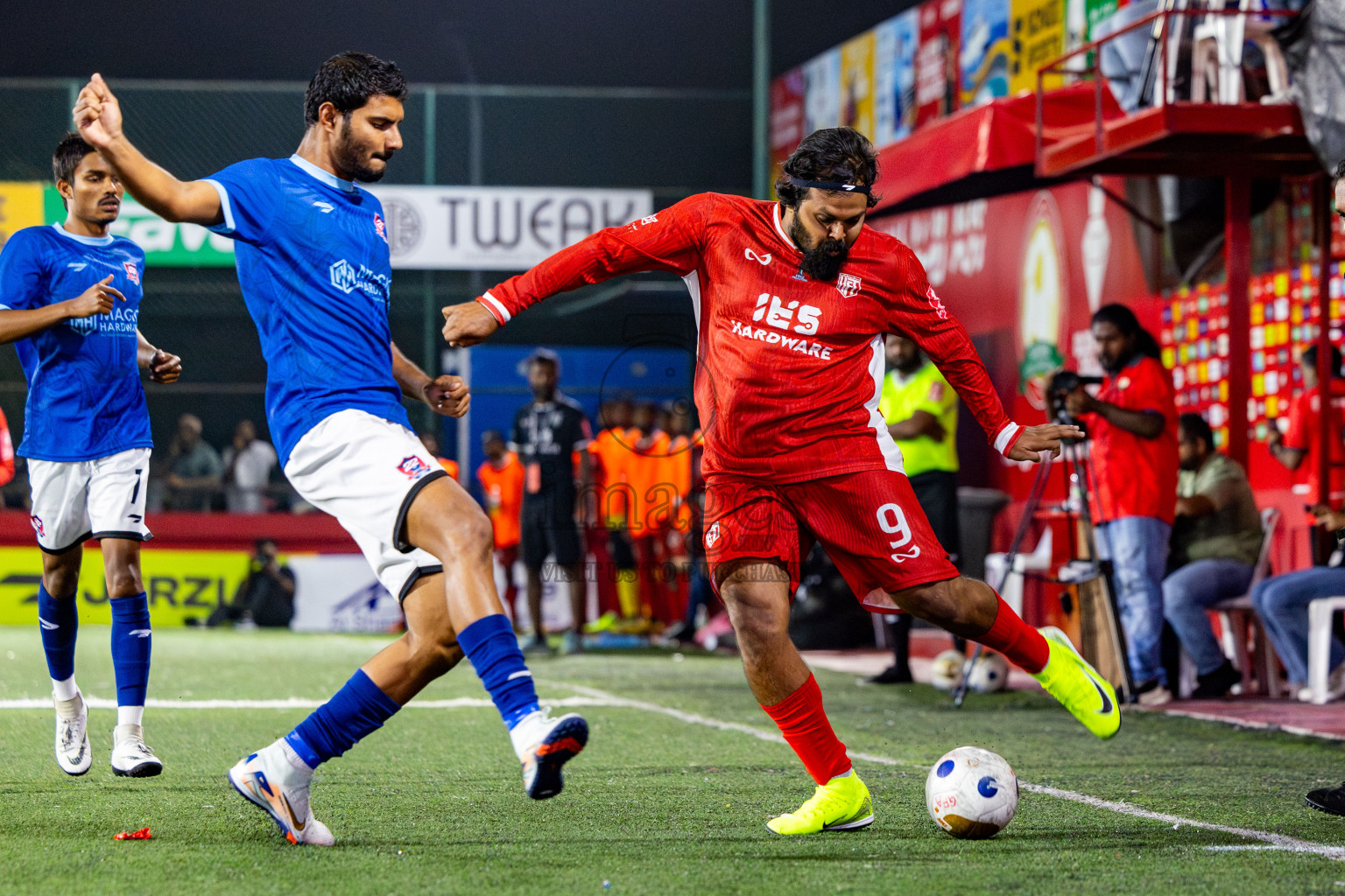 HA Kelaa vs HA Hoarafushi in Day 13 of Golden Futsal Challenge 2025 was held on Friday, 17th January 2025, in Hulhumale', Maldives. Photos: Nausham Waheed / images.mv